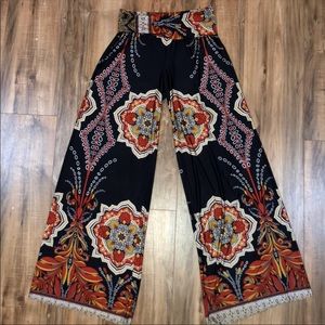 Bohemian palazzo pants